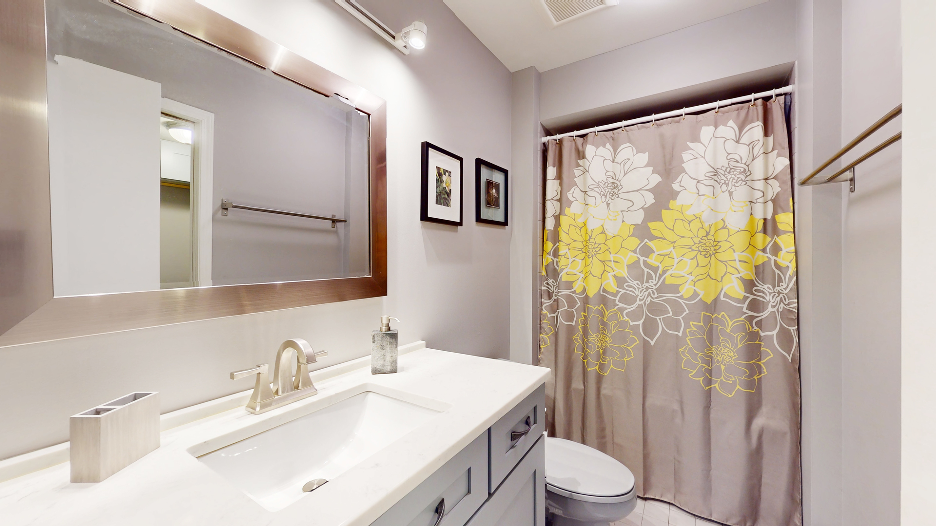 400 East Dundee Road, Unit 307 Buffalo Grove, IL 60089 - Photo 25 of 33 a bathroom with a sink toilet and shower