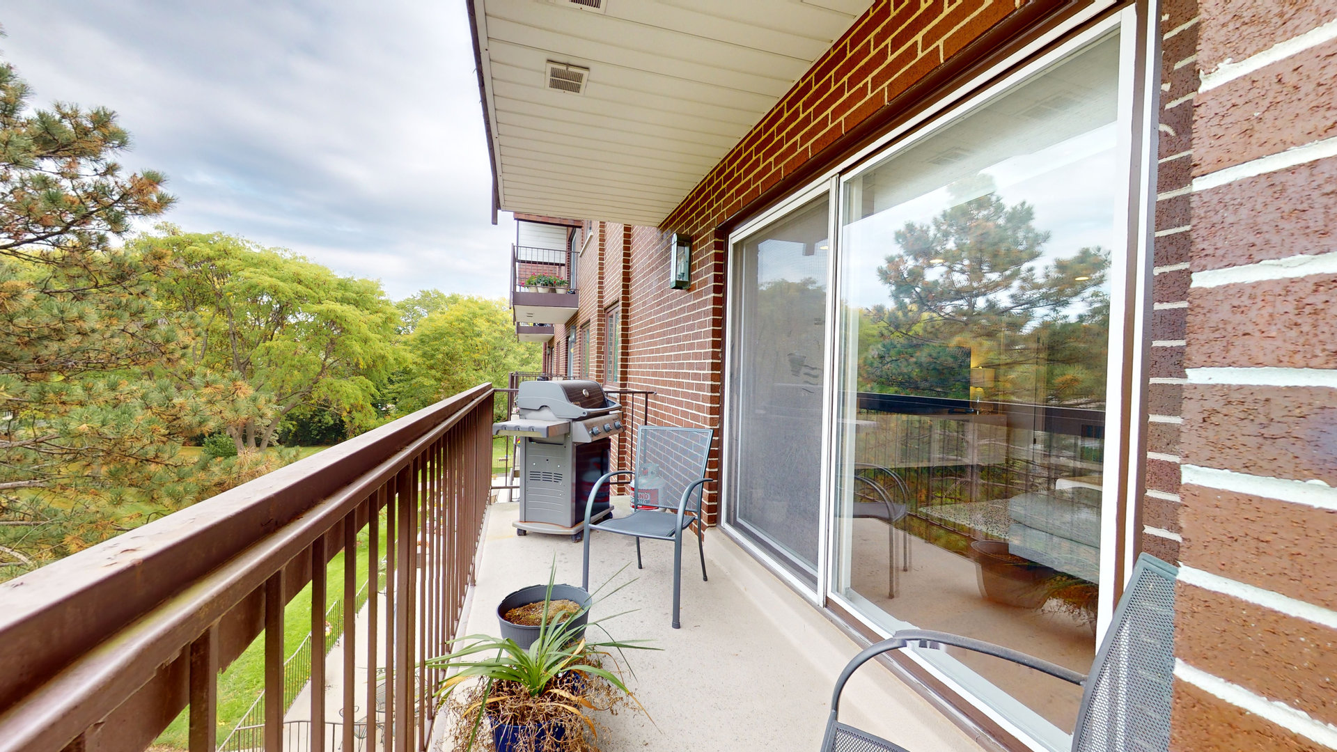 400 East Dundee Road, Unit 307 Buffalo Grove, IL 60089 - Photo 8 of 33 a view of balcony with furniture