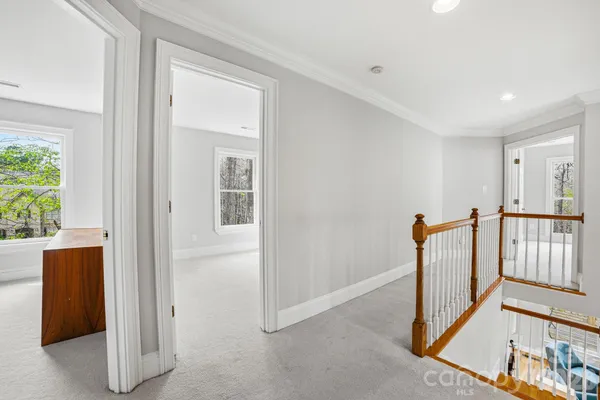 a view of an entryway with staircase