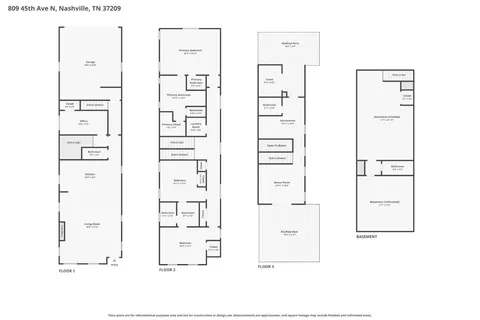 $1,100,000 | 809 45th Avenue North, Nashville, TN 37209