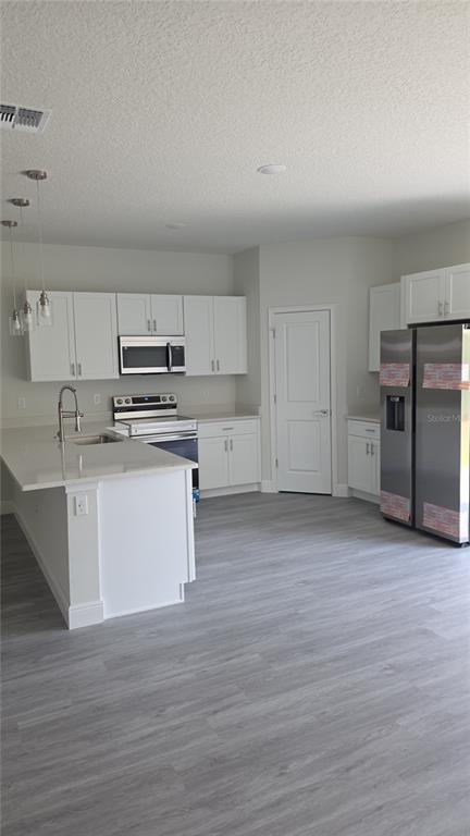 2500 Southwest 156th Lane Road Ocala, FL 34473 - Photo 10 of 15 a kitchen with stainless steel appliances a refrigerator sink and cabinets