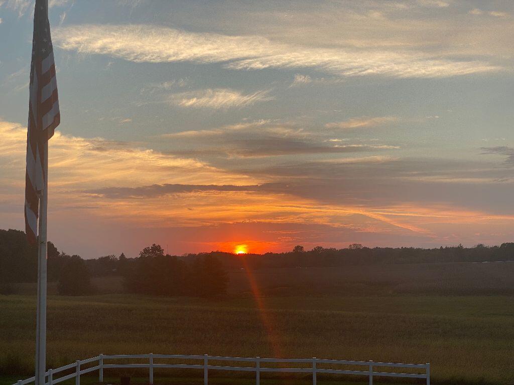 4959 Miller Road Ann Arbor, MI 48103 - Photo 104 of 140 Amazing sunset from front porch