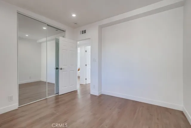 a view of a room with rack on the wall