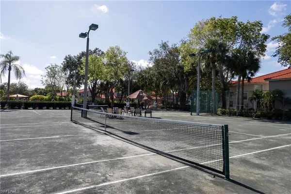 a view of a basketball court