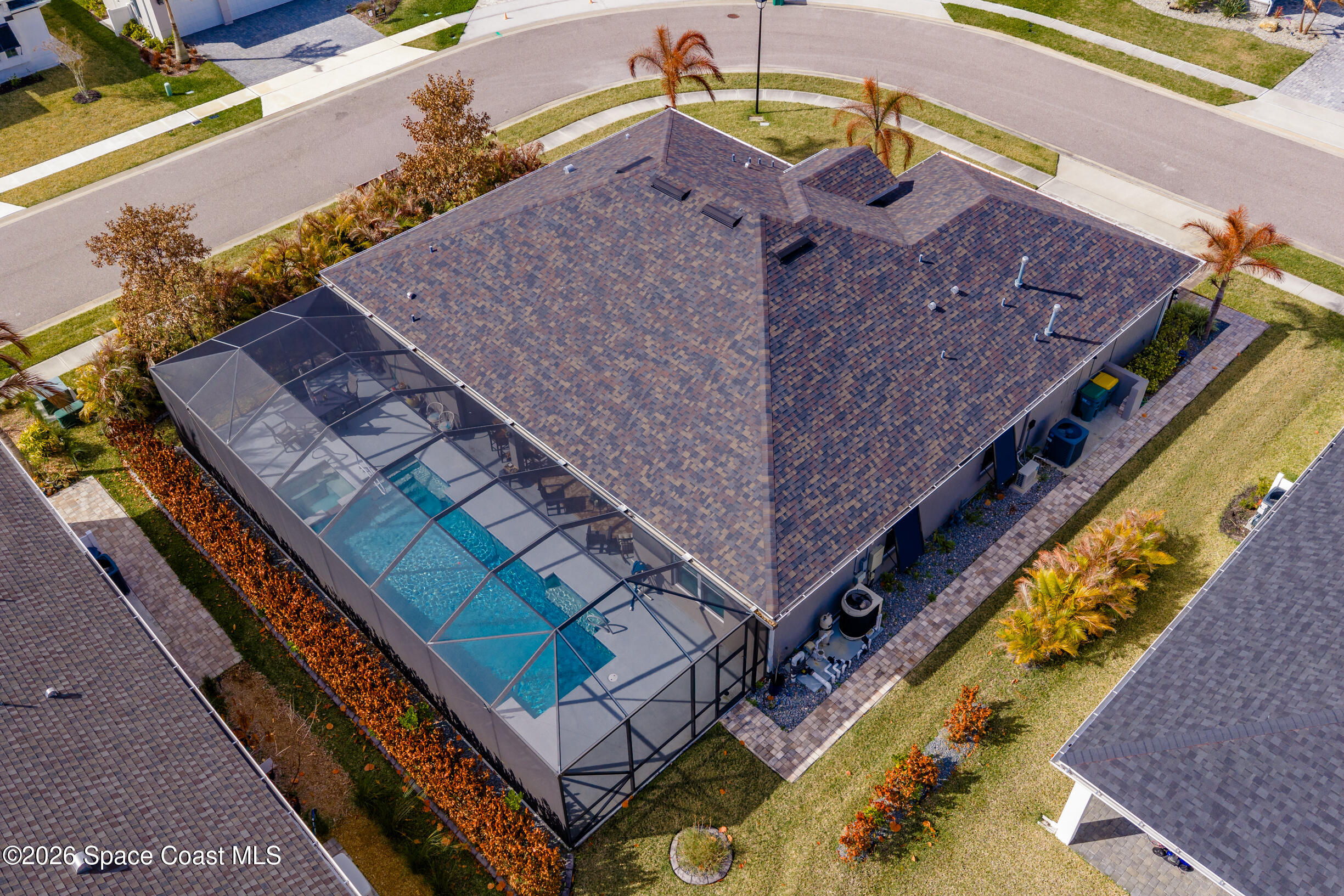 4160 Negal Circle Melbourne, FL 32901 - Photo 57 of 61 a aerial view of a house