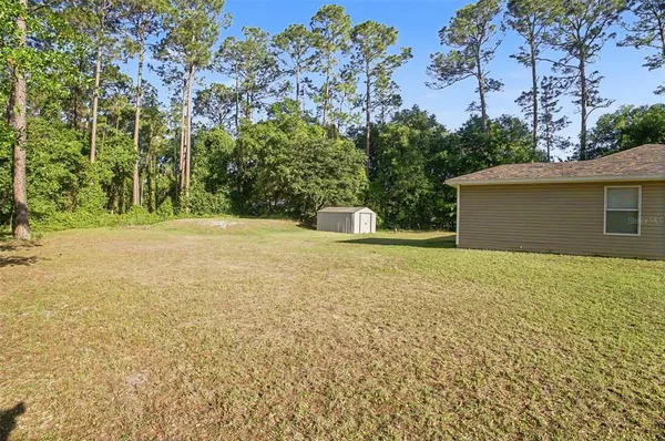 a house with trees in front of it