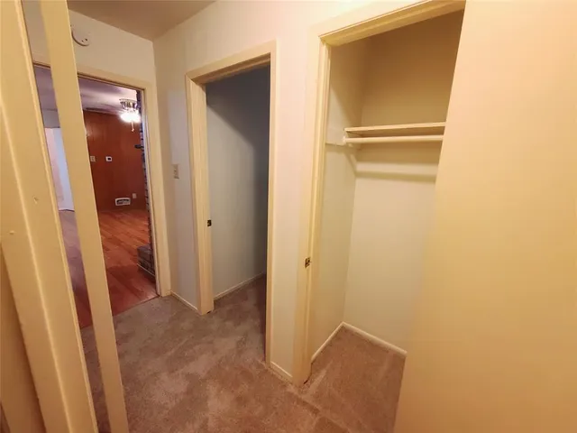 a view of closet area