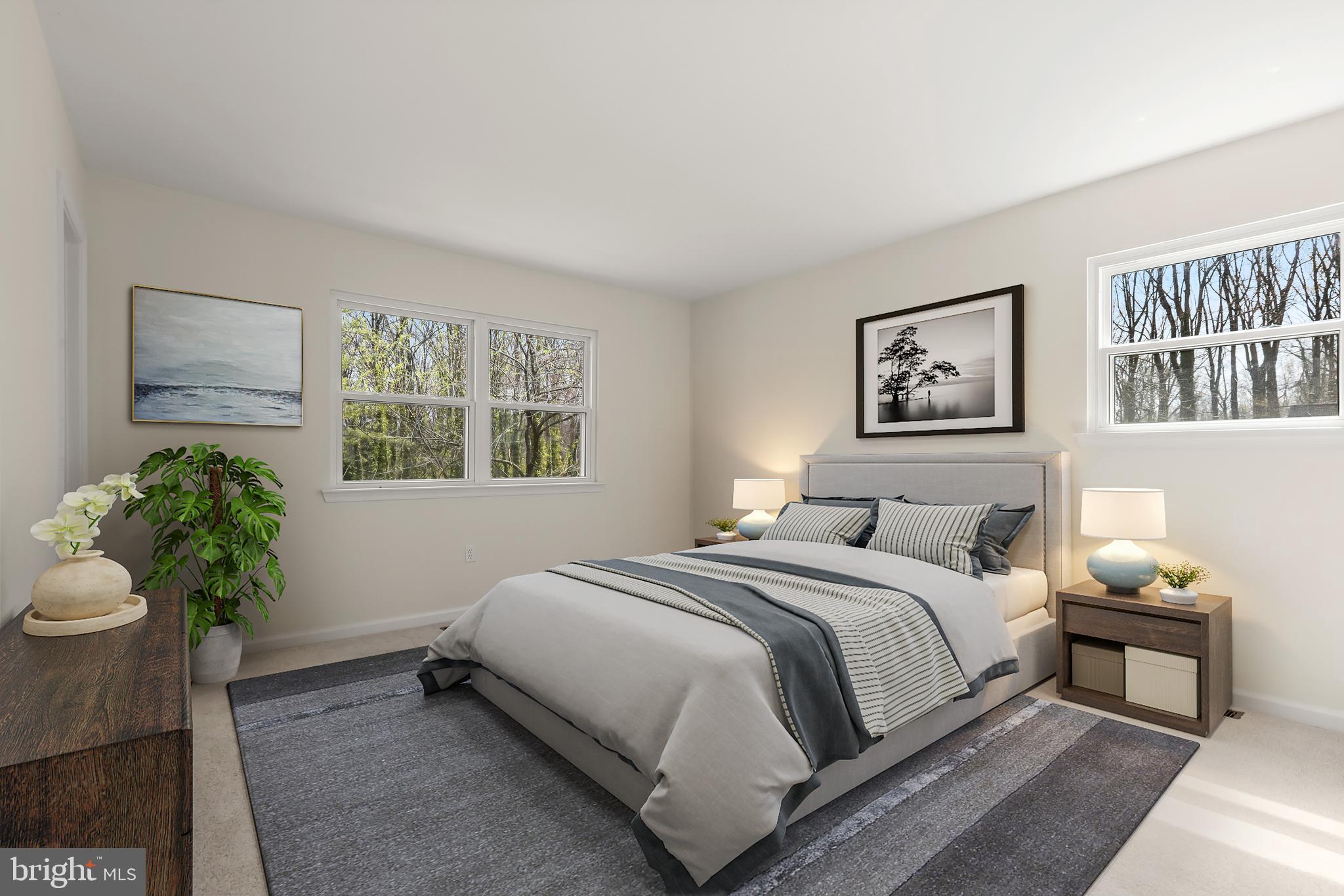 1255 Sheridan Road Crownsville, MD 21032 - Photo 20 of 40 a bedroom with a bed and a window