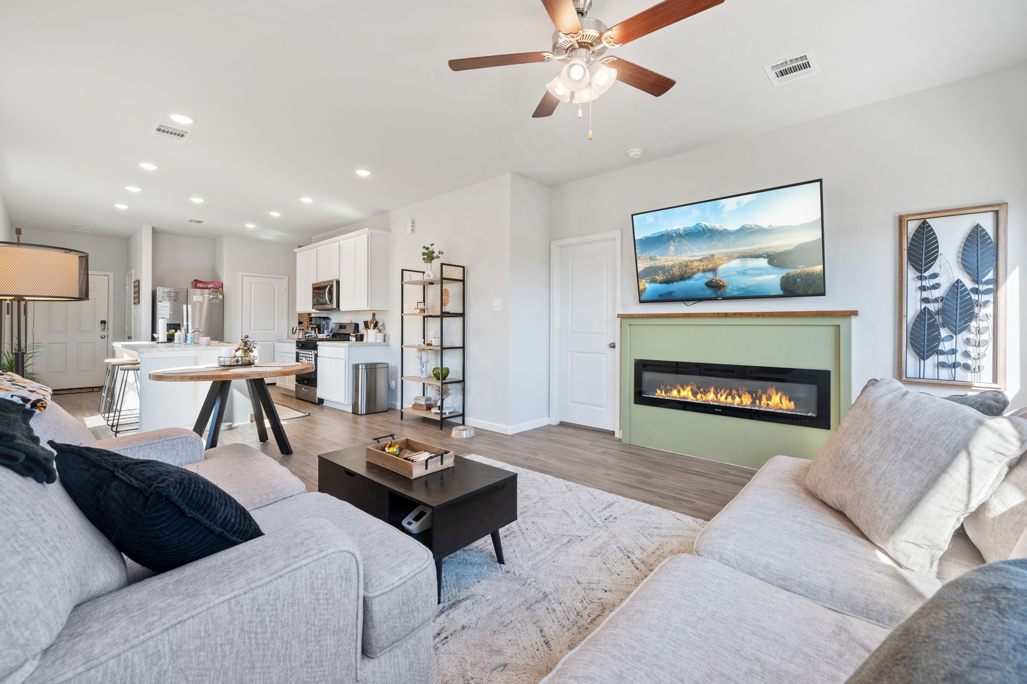 20819 Adventure Way Porter, TX 77365 - Photo 11 of 22 a living room with furniture and a fireplace