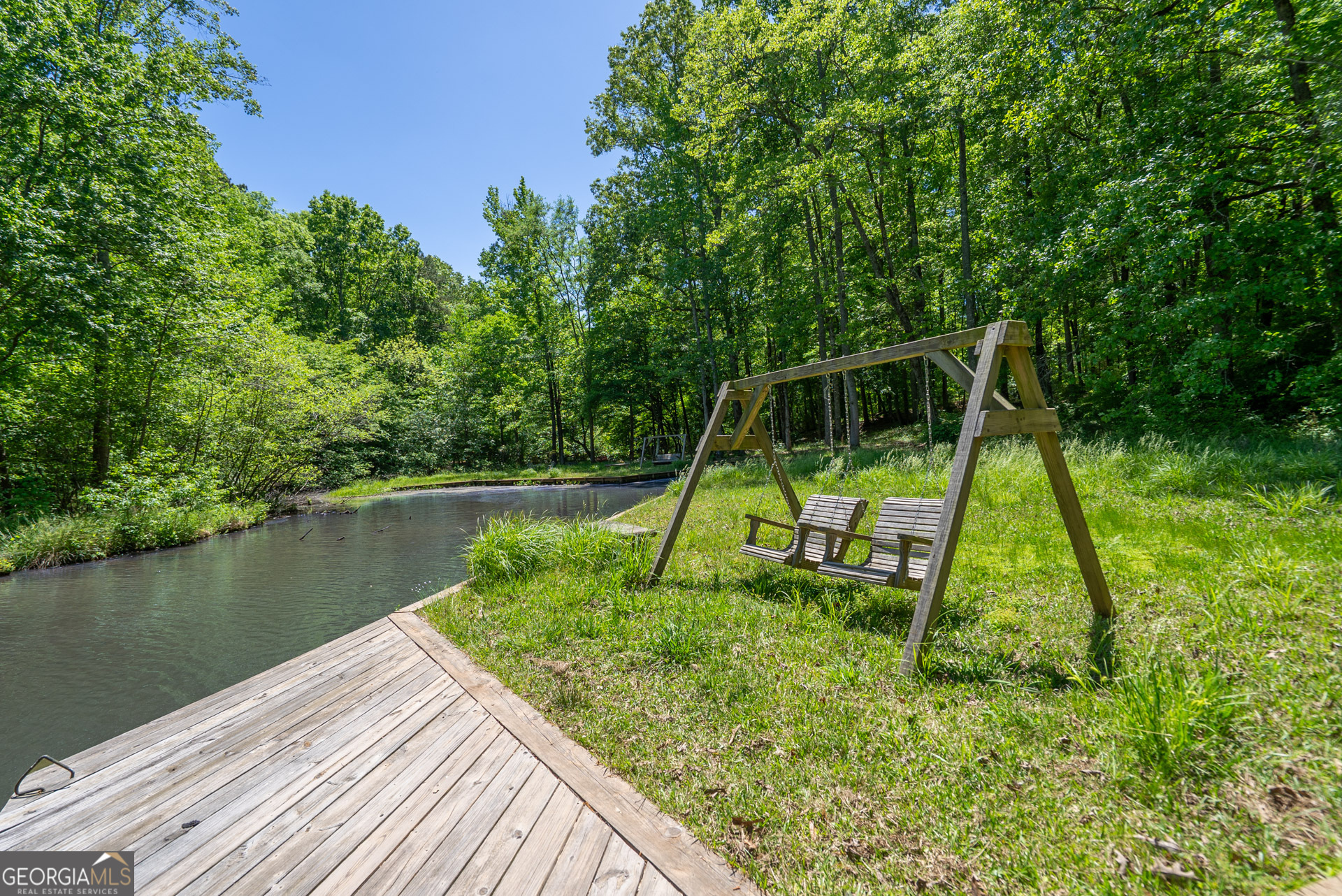 1491 Swords Trail Buckhead, GA 30625 - Photo 50 of 52 a view of a deck with a lake view