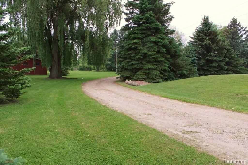 6544 General Squier Road Almont, MI 48003 - Photo 2 of 53 Driveway view entering property