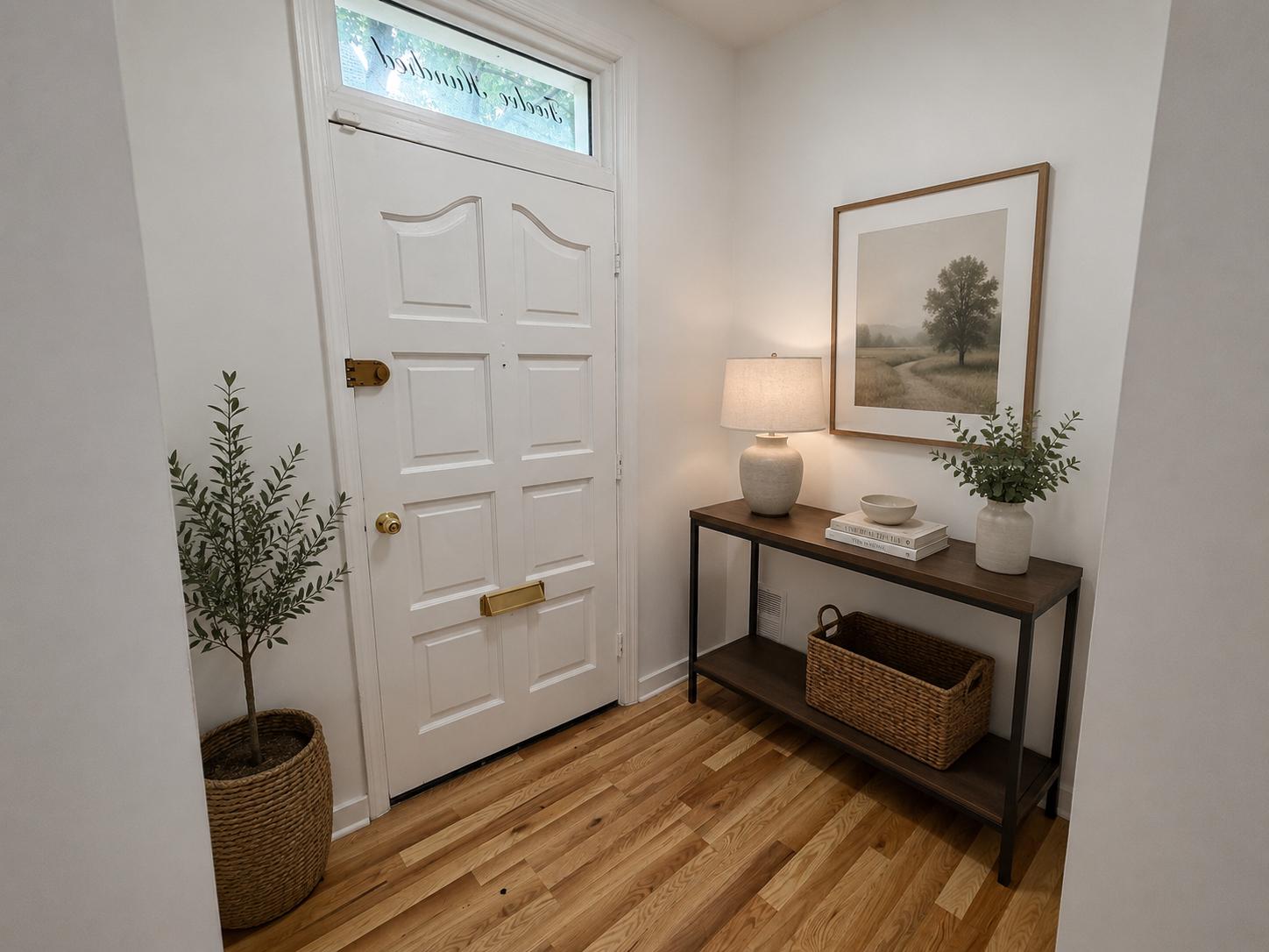 1200 D Street Northeast Washington, DC 20002 - Photo 46 of 47 Virtually Staged Foyer