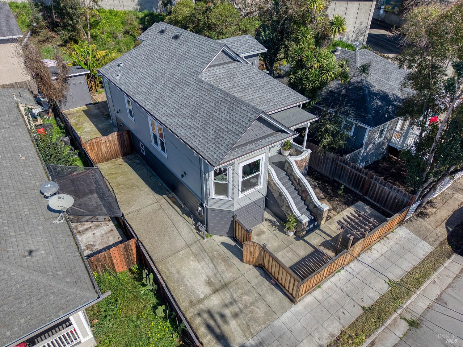 107 Sebastopol Avenue Santa Rosa, CA 95407 - Photo 2 of 33 an aerial view of a house with a yard