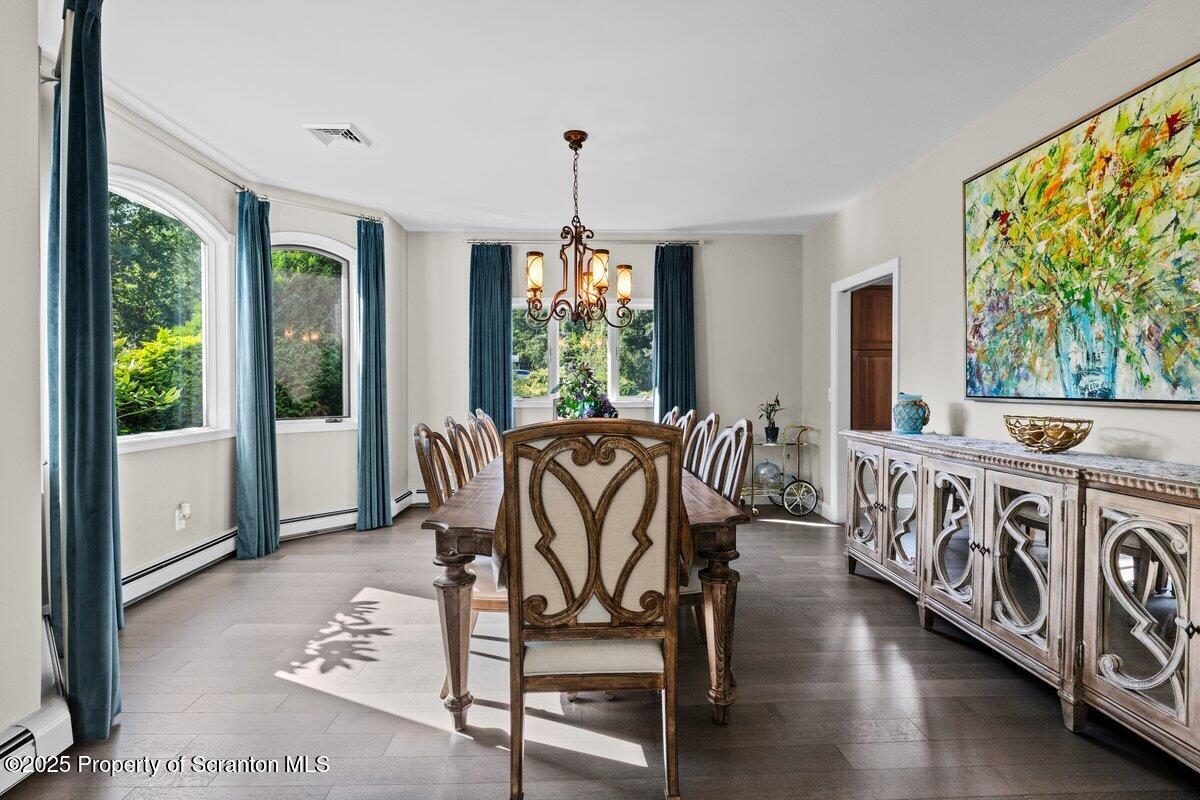 28 Ridgeview Drive Scranton, PA 18504 - Photo 15 of 55 a view of a dining room with furniture window and outside view