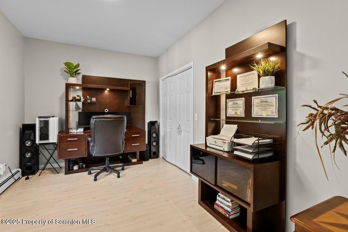 28 Ridgeview Drive Scranton, PA 18504 - Photo 21 of 55 a view of a workspace with furniture and natural light