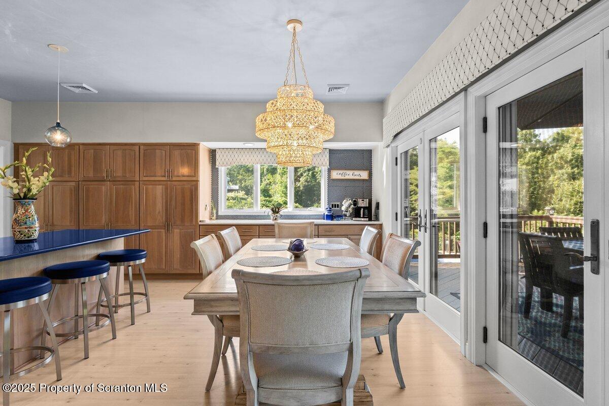 28 Ridgeview Drive Scranton, PA 18504 - Photo 25 of 55 a dining room with a large window and table