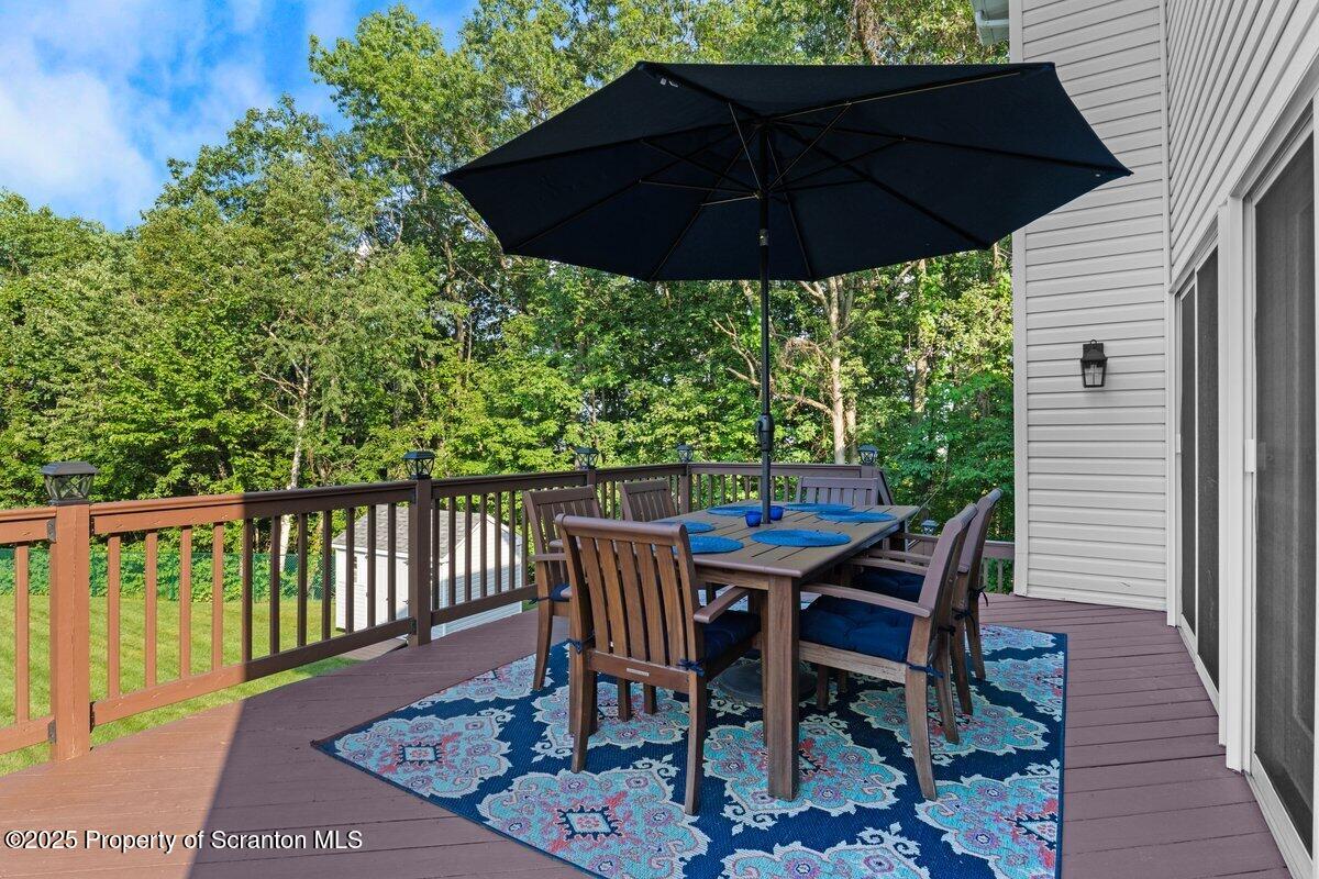 28 Ridgeview Drive Scranton, PA 18504 - Photo 55 of 55 a view of a deck with furniture