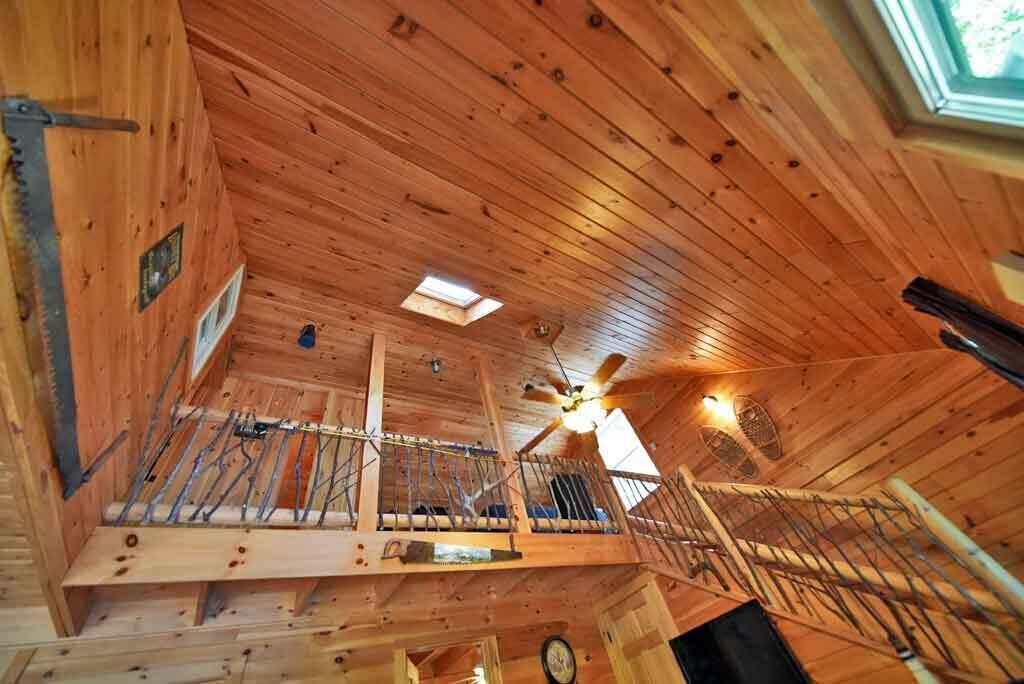 323 Sandy Beach Road Danforth, ME 04424 - Photo 54 of 81 balcony-loft-bedroom-east-g