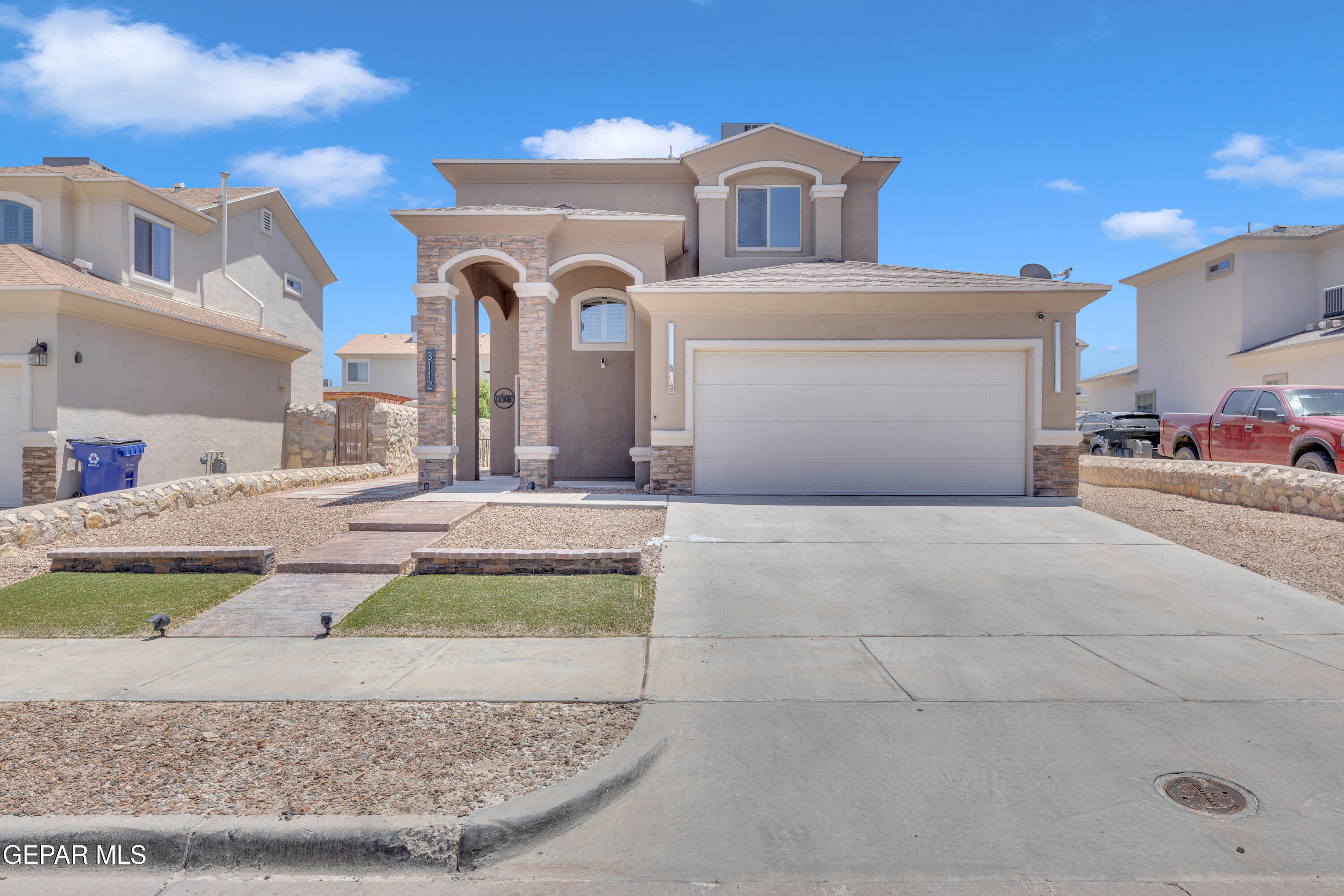 3112 Java Chip Place El Paso, TX 79938 - Photo 1 of 1 a view of a house with a yard