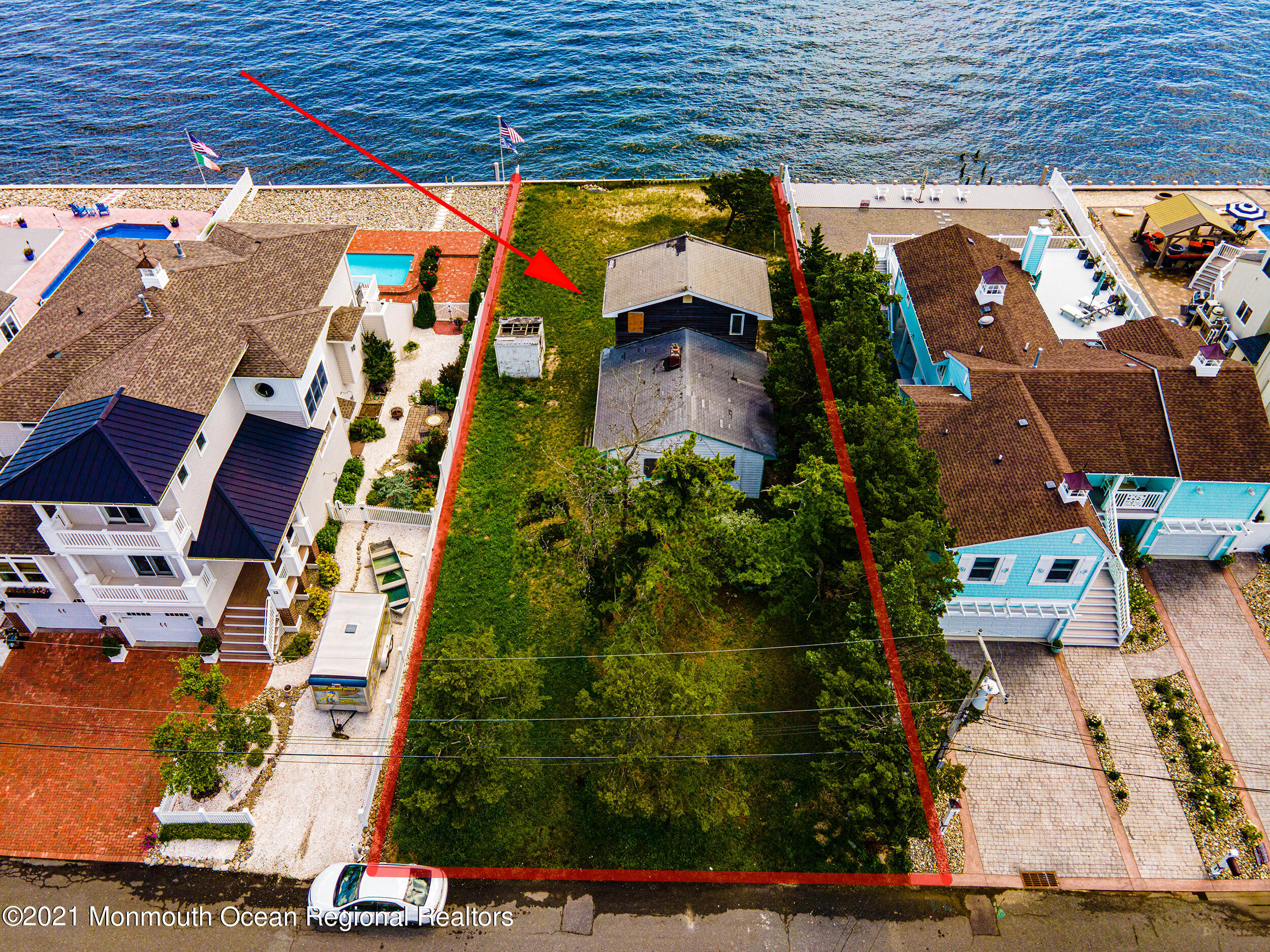 10 Point Road Waretown, NJ 08758 - Photo 6 of 14 an aerial view of residential houses with outdoor space
