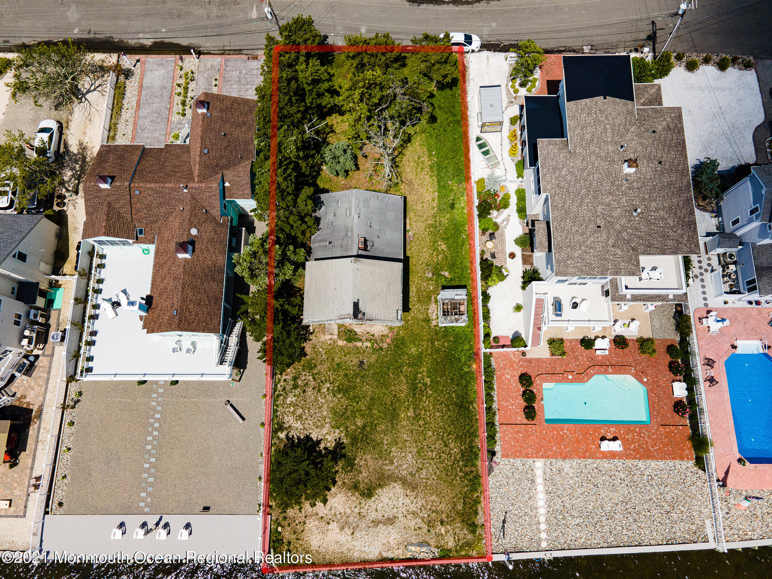 10 Point Road Waretown, NJ 08758 - Photo 9 of 14 an aerial view of residential houses with outdoor space