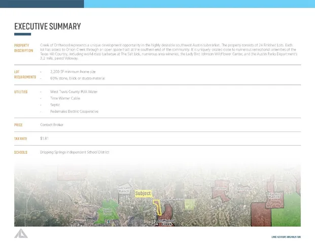 $170,000 | 261 Onion Creek Lane, Driftwood, TX 78619