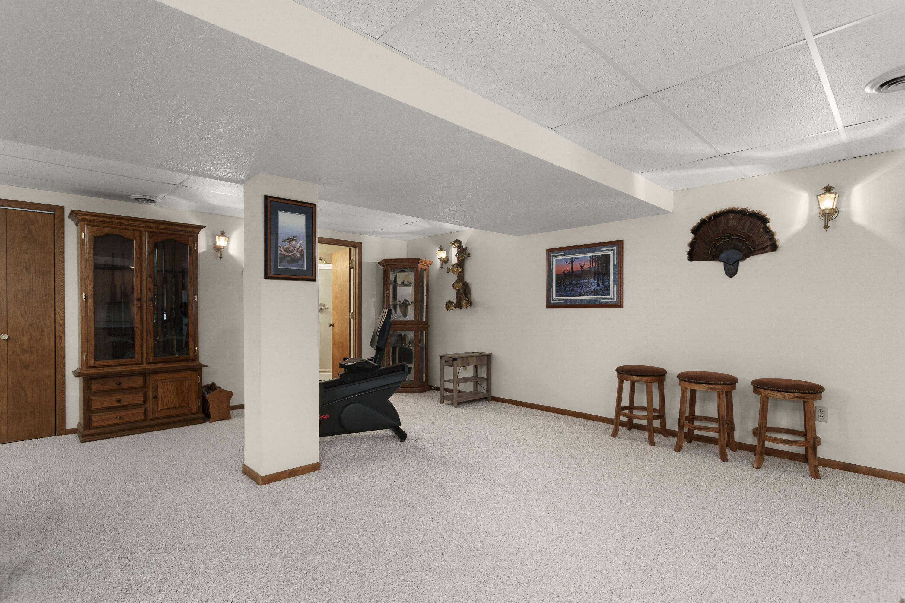 706 Woodbridge Trail Watertown, WI 53094 - Photo 28 of 38 Finished lower, view to bathroom