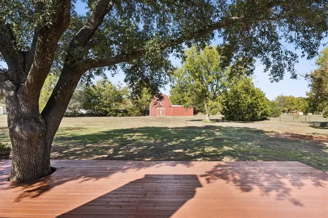 a view of open area with tree s