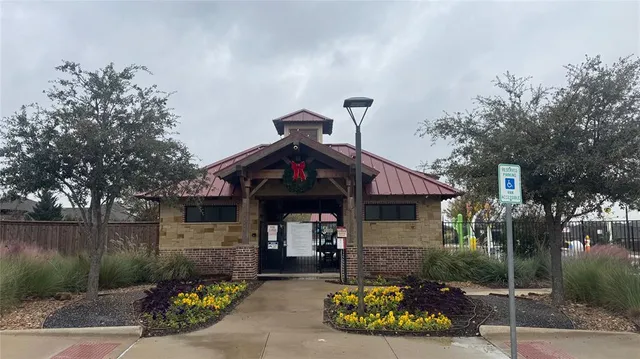 a view of outdoor space with seating