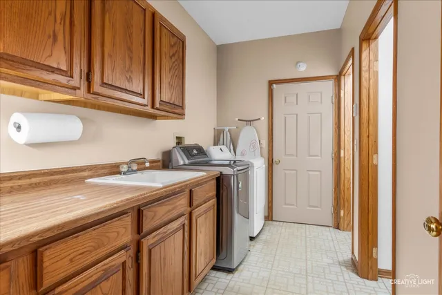 a room with storage and utility