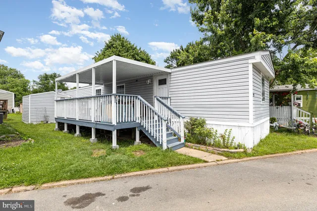 a view of a house with a yard and large tree