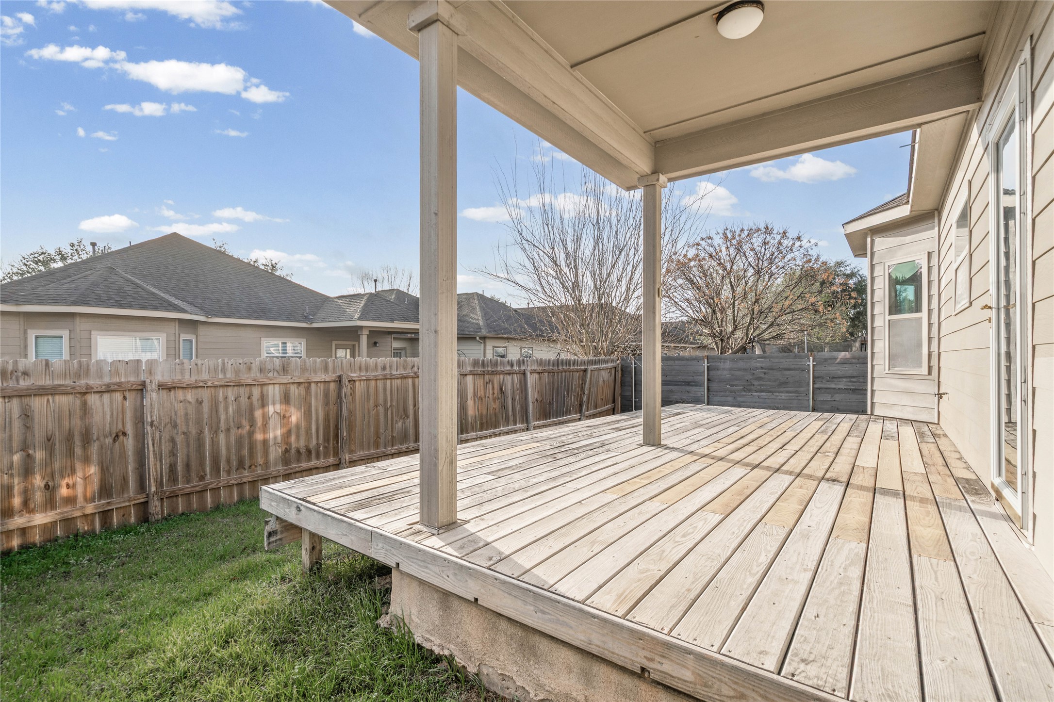 11741 Easy Street Austin, TX 78748 - Photo 24 of 27 a view of backyard with a deck
