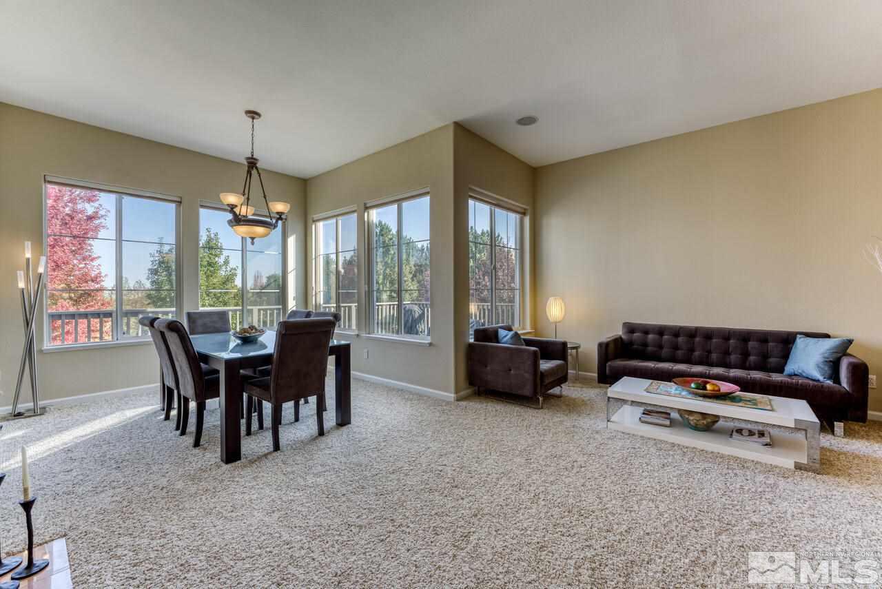 3755 Bridge Creek Court Reno, NV 89519 - Photo 15 of 40 a view of a dining room with furniture window and outside view