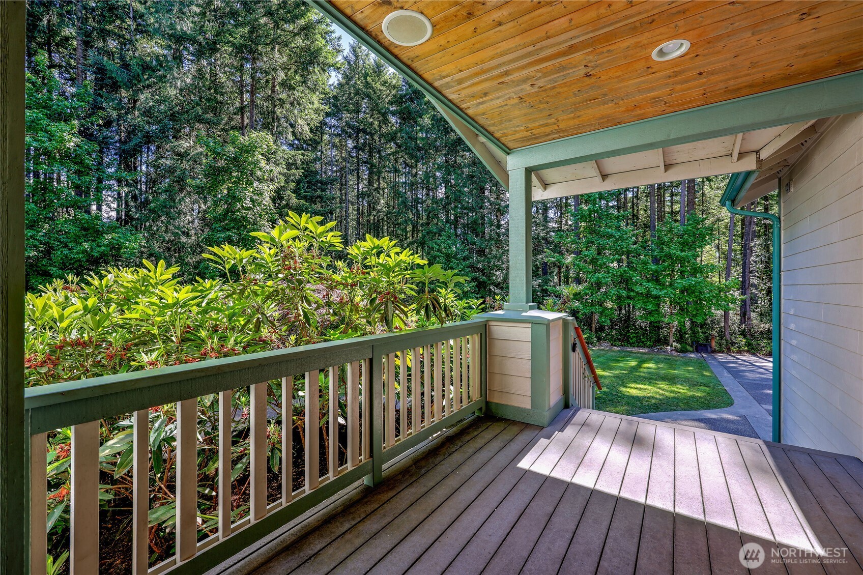 4354 Northwest Westgate Road Silverdale, WA 98383 - Photo 12 of 40 a view of a wooden deck