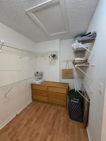 a room with storage and utility
