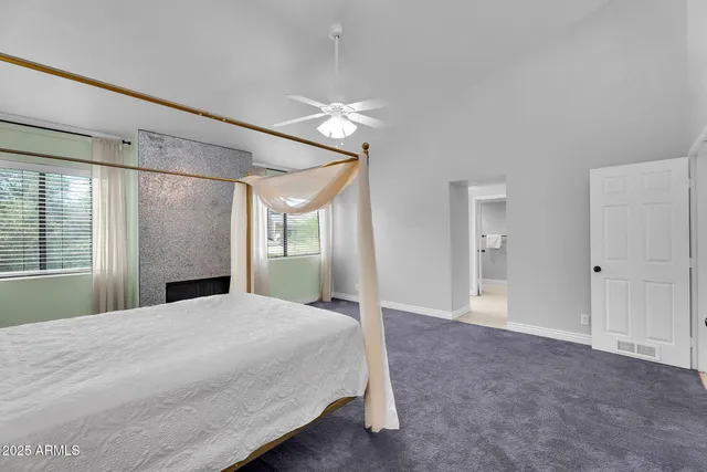 a outdoor space with lots of tables and chairs