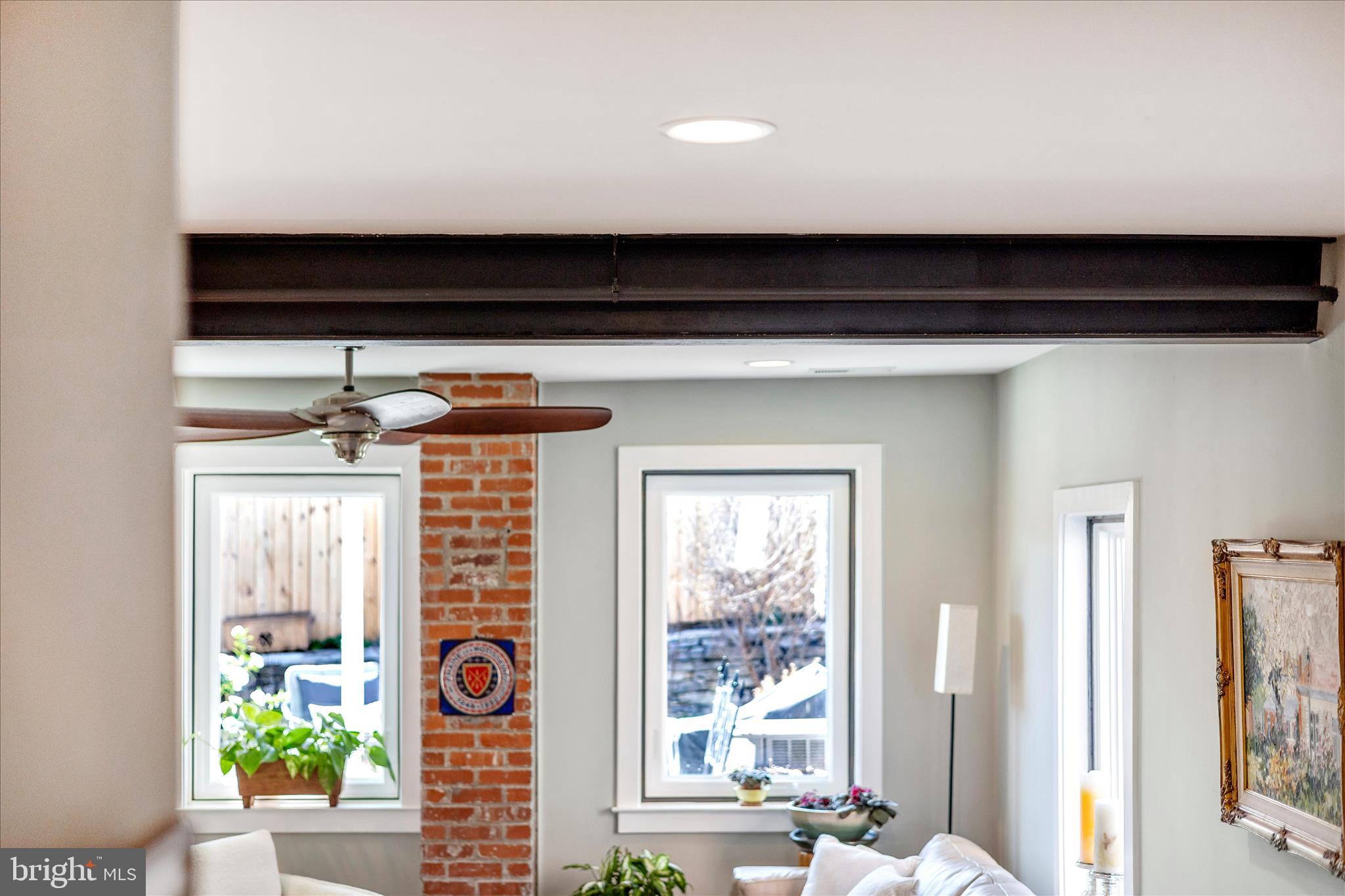8 1/2 West 5th Street Frederick, MD 21701 - Photo 11 of 62 Living Room. Original steel beams