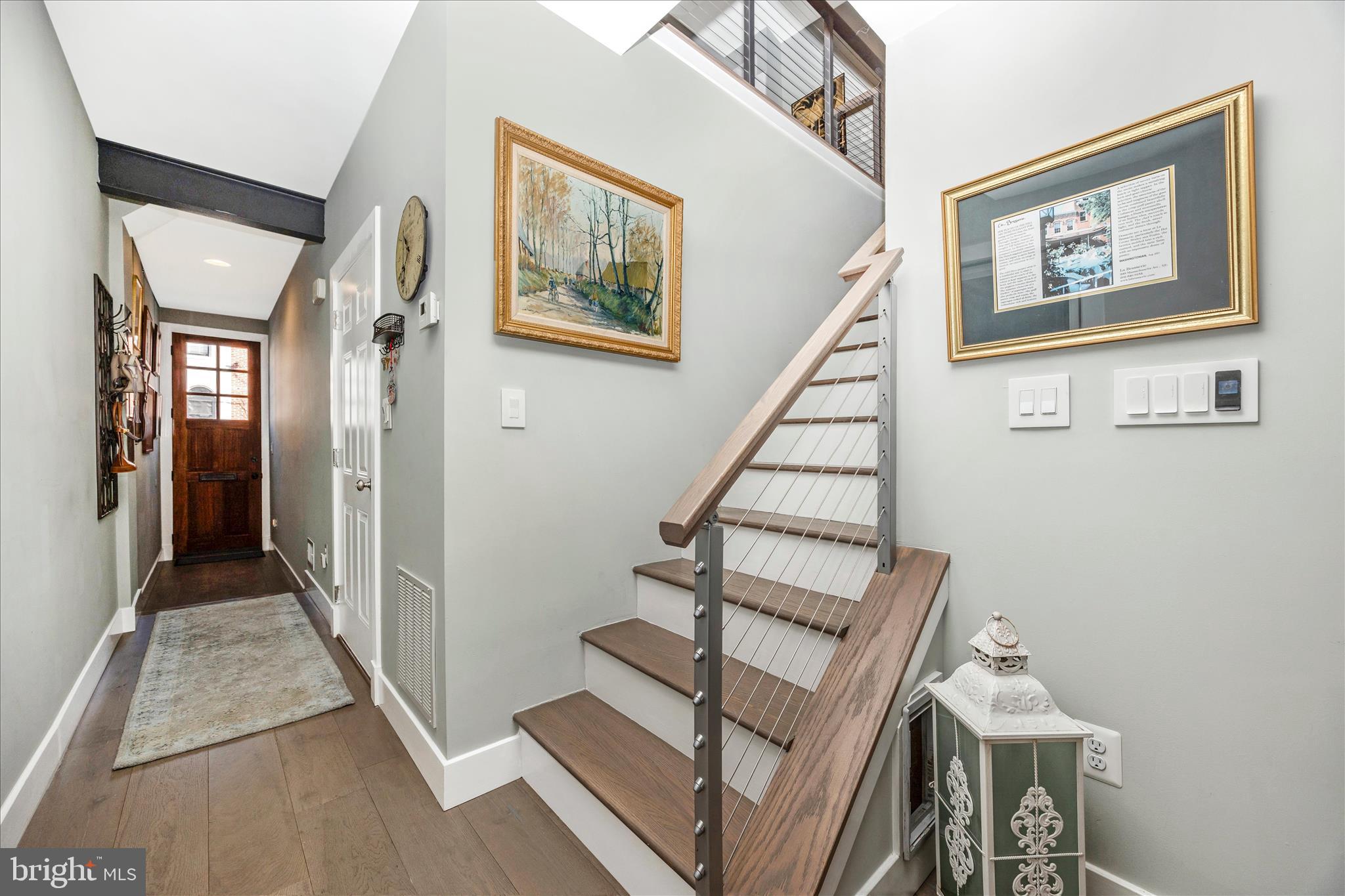 8 1/2 West 5th Street Frederick, MD 21701 - Photo 24 of 62 a view of a hallway with staircase