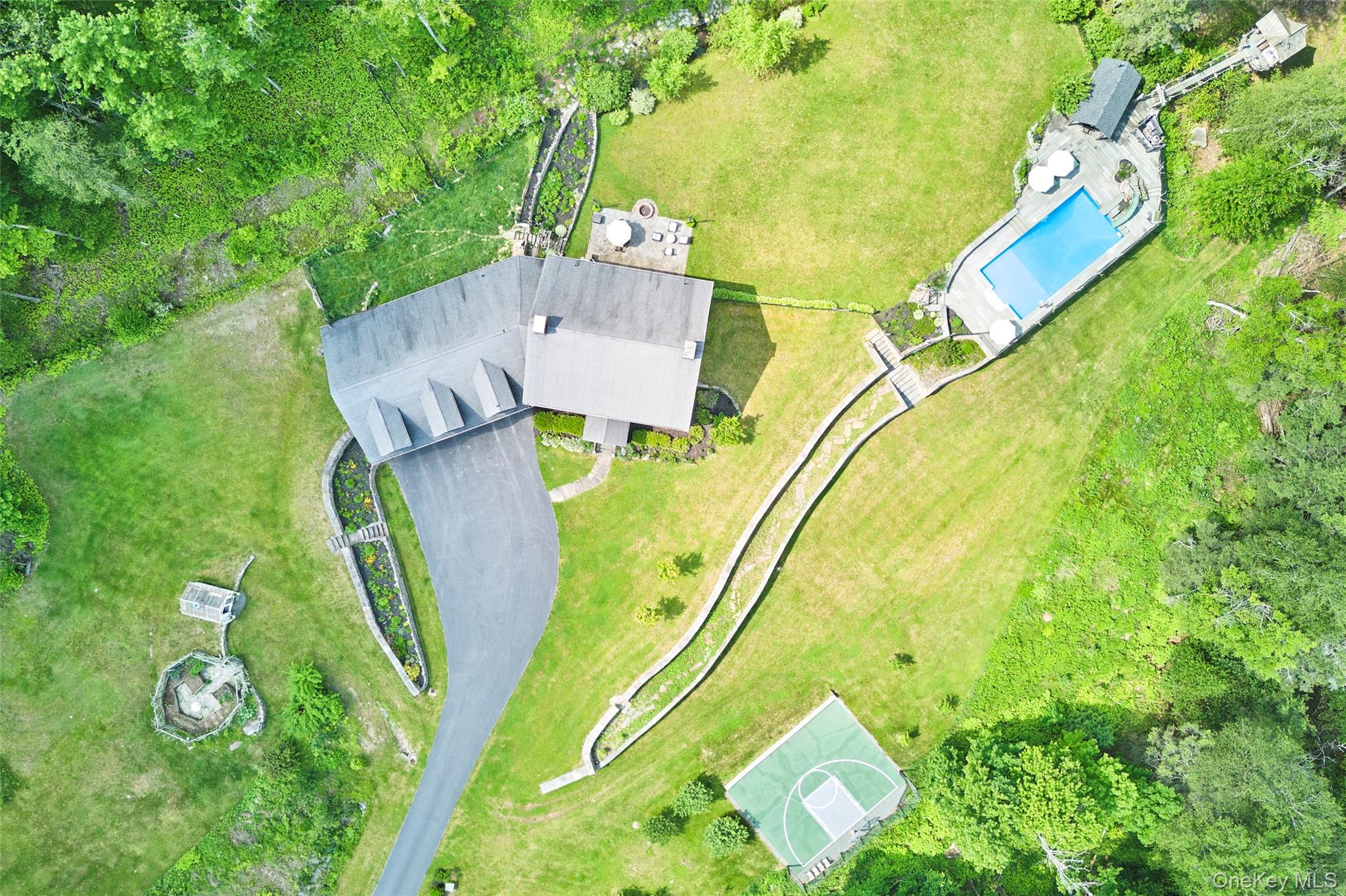382 Benton Hollow Road Neversink, NY 12765 - Photo 3 of 48 Bird's eye view of a pool area