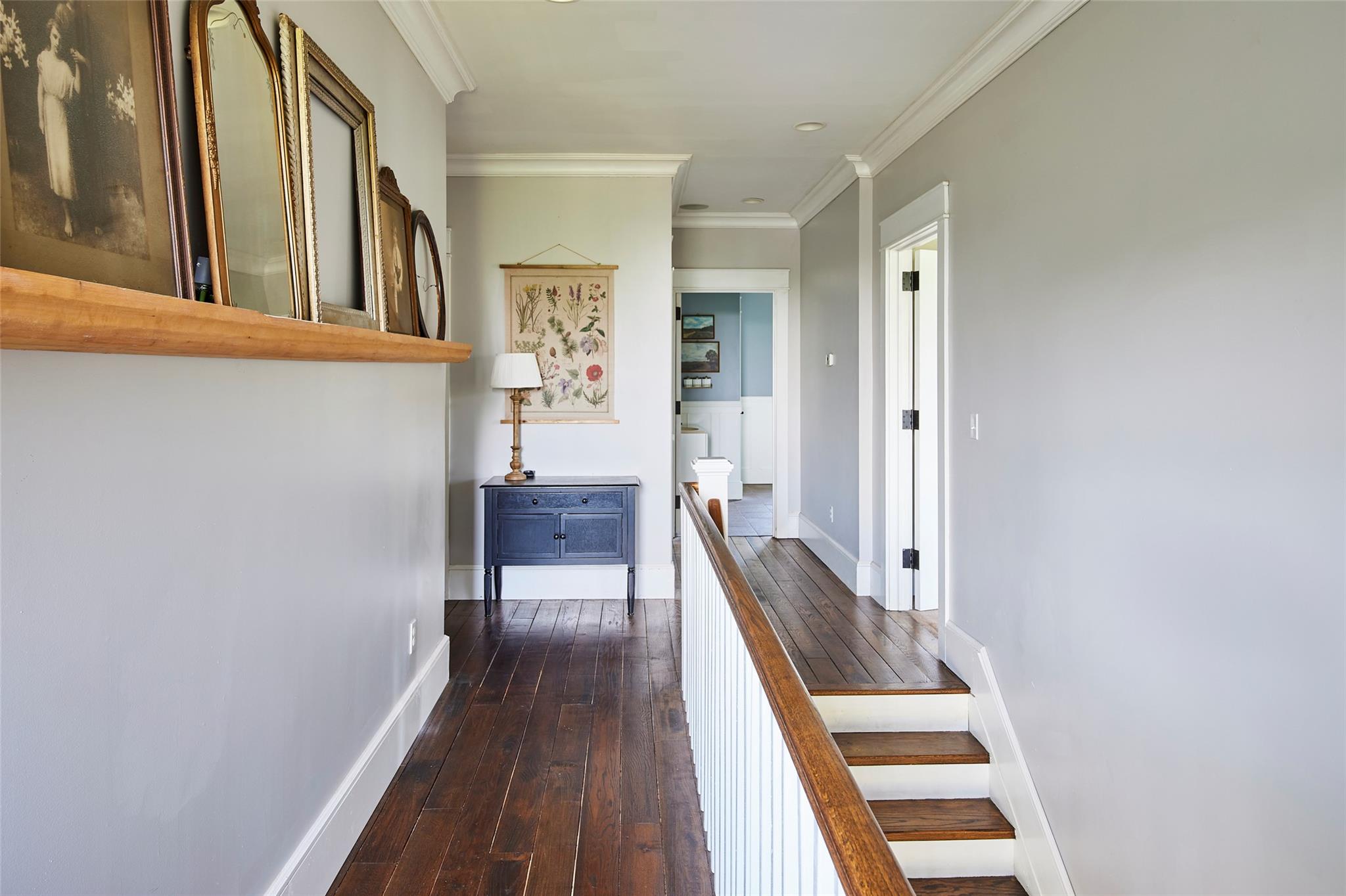 382 Benton Hollow Road Neversink, NY 12765 - Photo 36 of 50 a view of a hallway with wooden floor and staircase