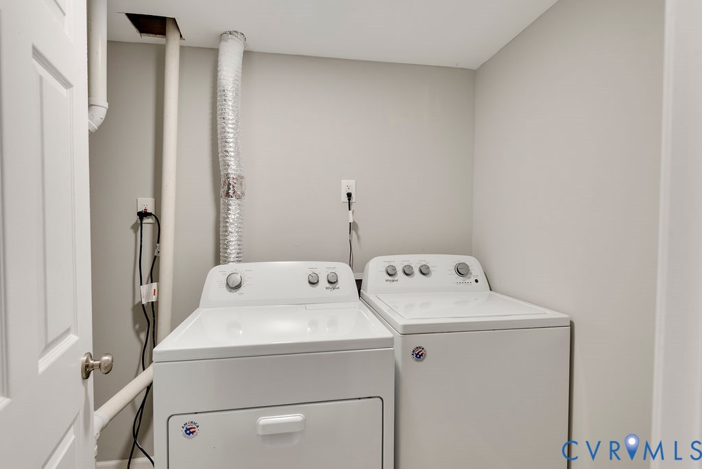 8510 Hunton Circle North Chesterfield, VA 23235 - Photo 22 of 32 a utility room with dryer and washer