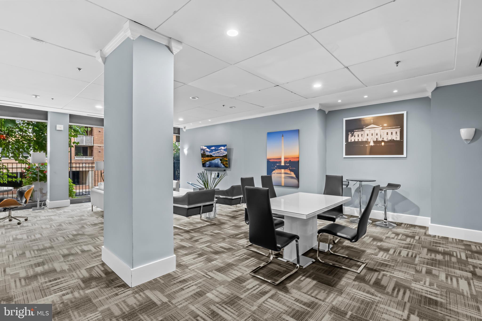 350 G Street Southwest, Unit N614 Washington, DC 20024 - Photo 23 of 35 a view of a dining room with furniture