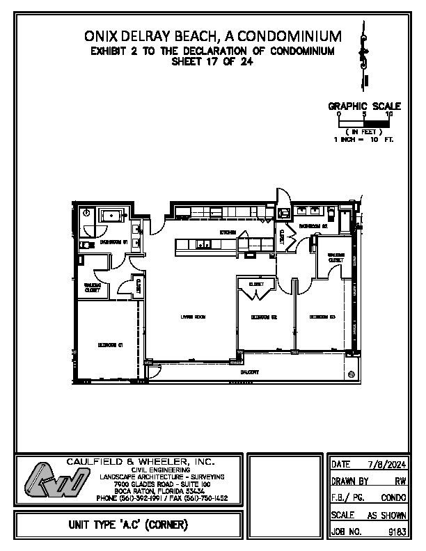 318 Southeast 5th Avenue, Unit A 301 Delray Beach, FL 33483 - Photo 20 of 20 Floor Plan - AVENTURA - CORNER Copy