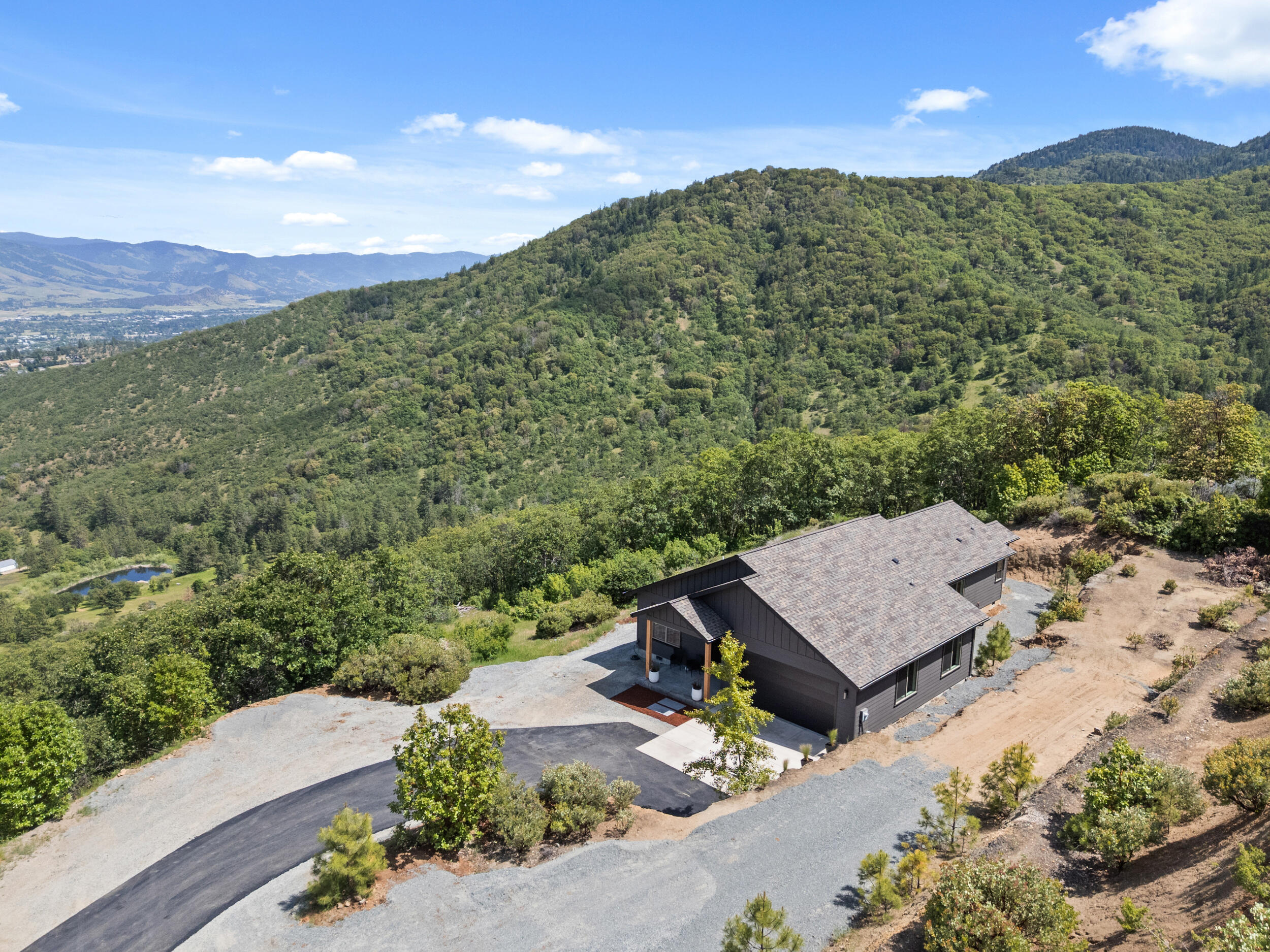 3060 Ashland Mine Road Talent, OR 97540 - Photo 39 of 43 an aerial view of a house with a yard