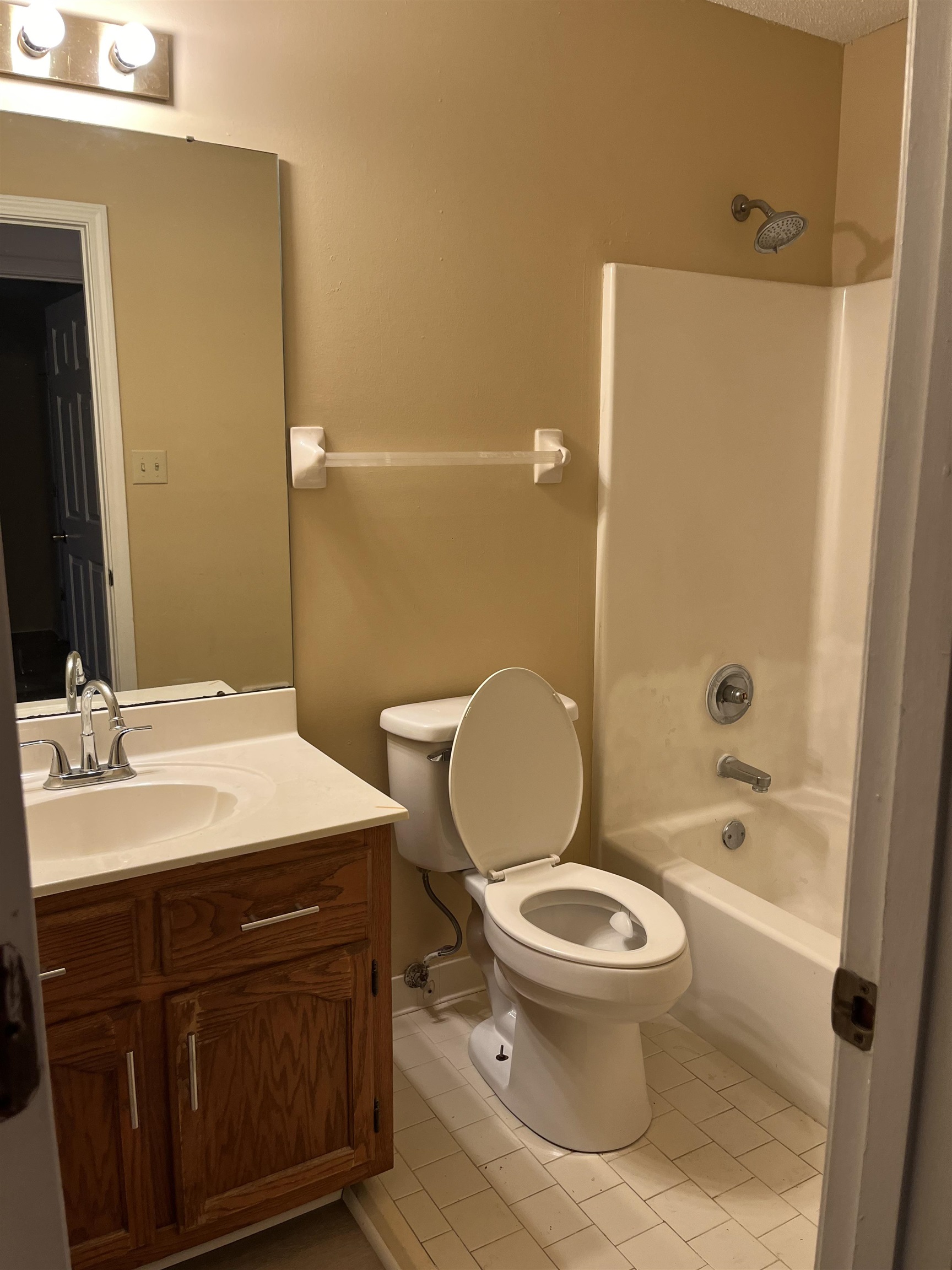 6865 Snyder Road Memphis, TN 38141 - Photo 9 of 10 a bathroom with a sink a toilet and shower