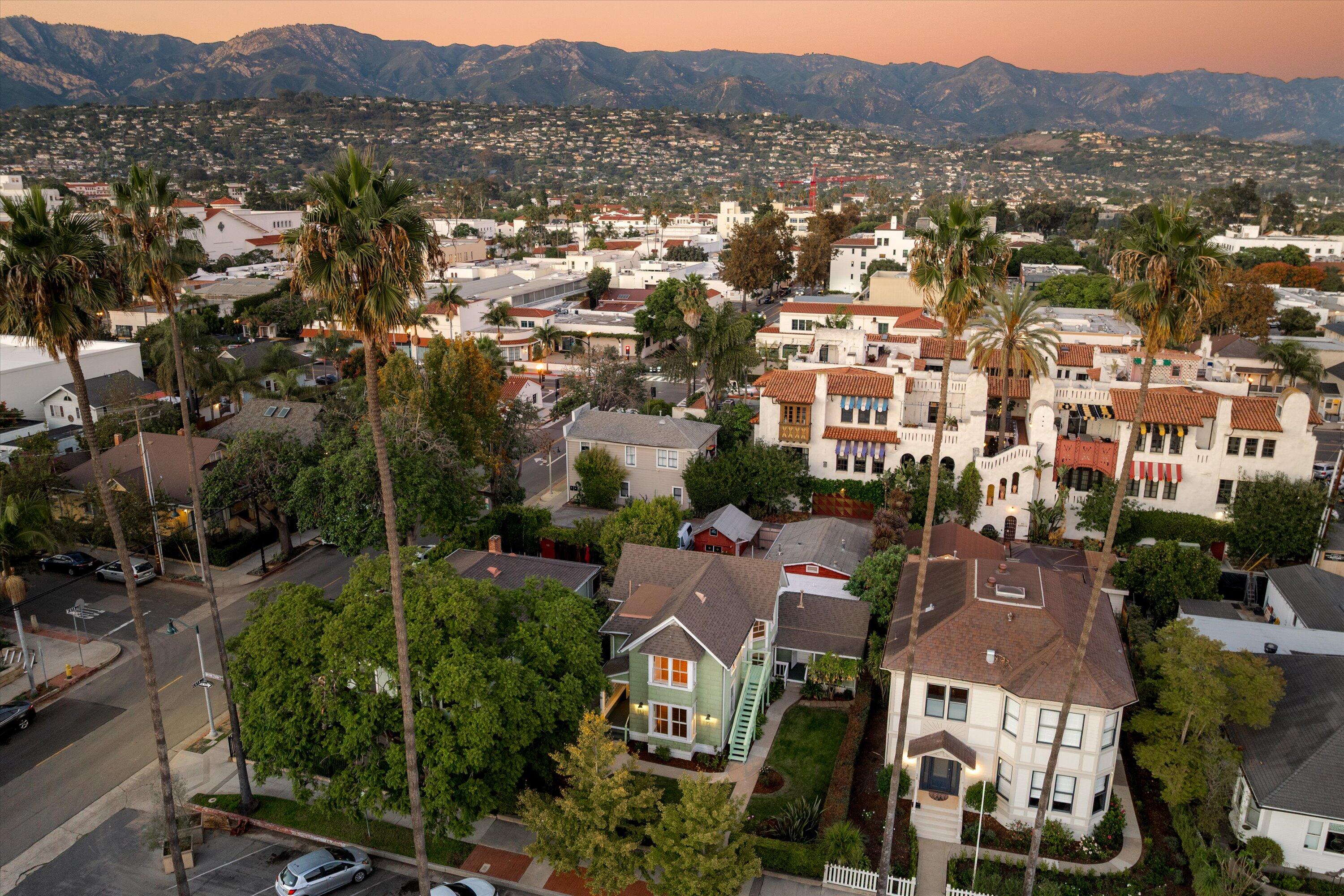 532 Brinkerhoff Avenue Santa Barbara, CA 93101 - Photo 27 of 30 View to Downtown