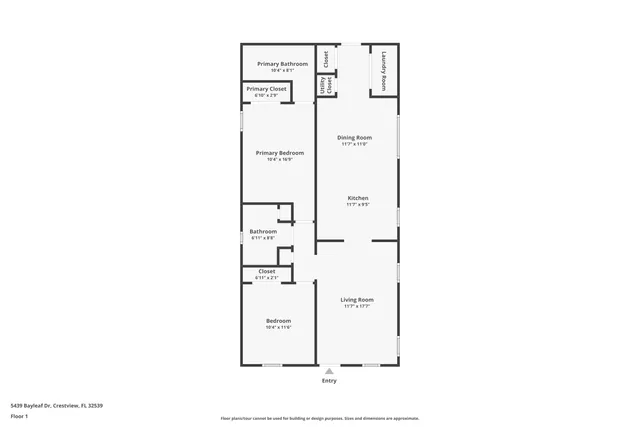 $199,900 | 5435 Bayleaf Drive, Crestview, FL 32539