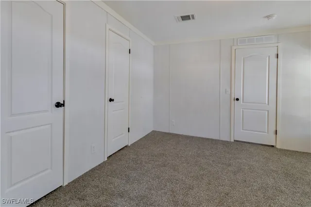 a view of an empty room