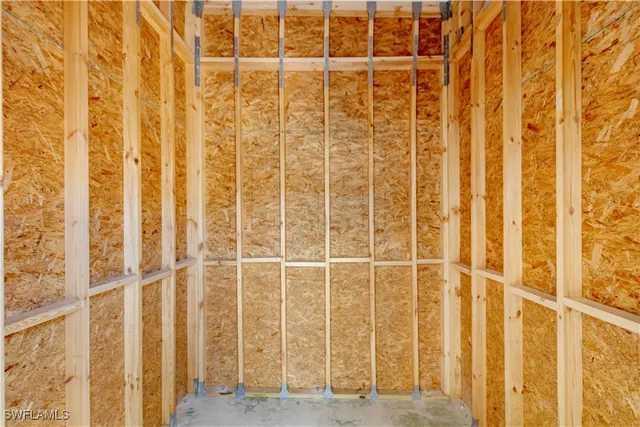 a view of a glass door