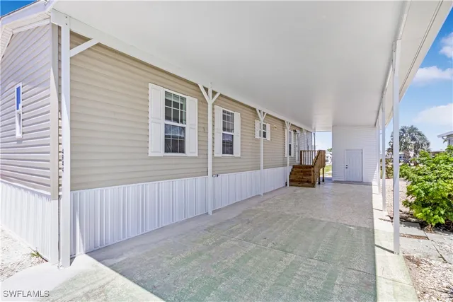 a view of a house with a outdoor space
